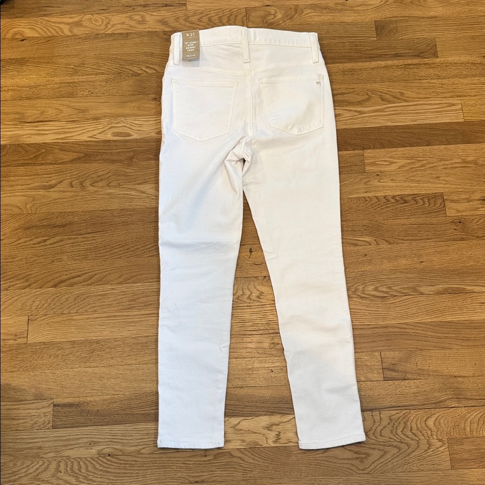 Madewell White High Rise Women Jeans - Picture 2 of 4